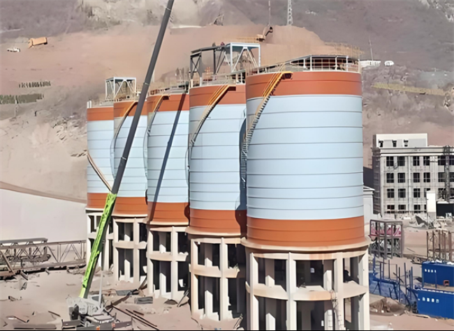 沁阳高架钢板仓